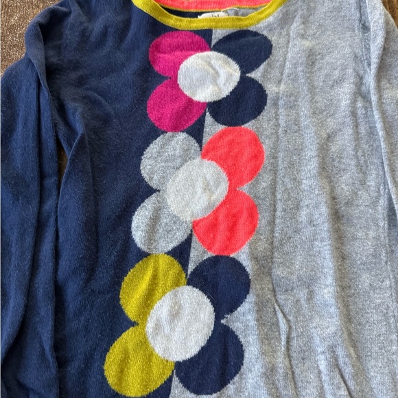 Mini Boden Girls Floral Knit Sweater Dress 9/10 years - Picture 2 of 5